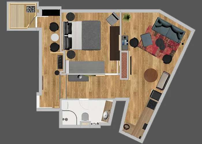 Luxury Oasis, Sauna, Ac And Free Parking