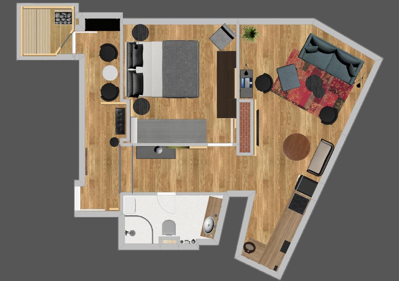 Apartament Luxury Oasis, Sauna, Ac And Free Parking *